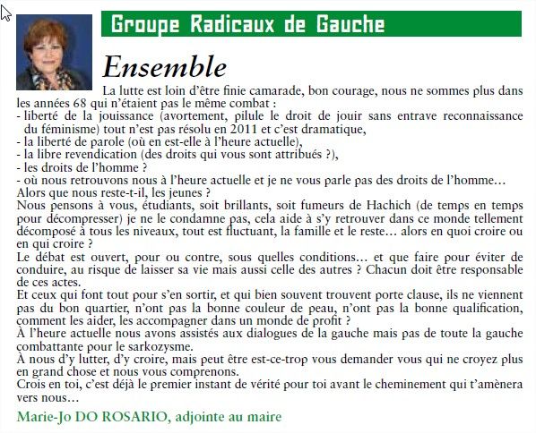 Groupe Radicaux de Gauche (majorité) Groupe11