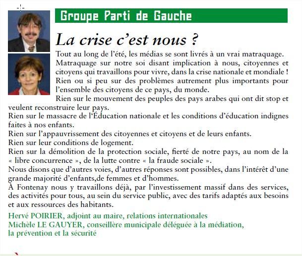 Groupe Parti de Gauche (majorité) Groupe16