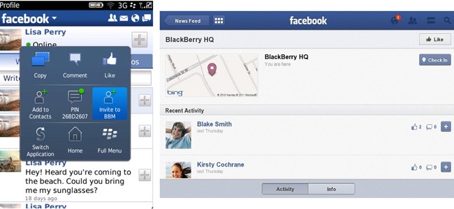 Facebook for BlackBerry updated on PlayBook and smartphones with bevy of new features Blackb10