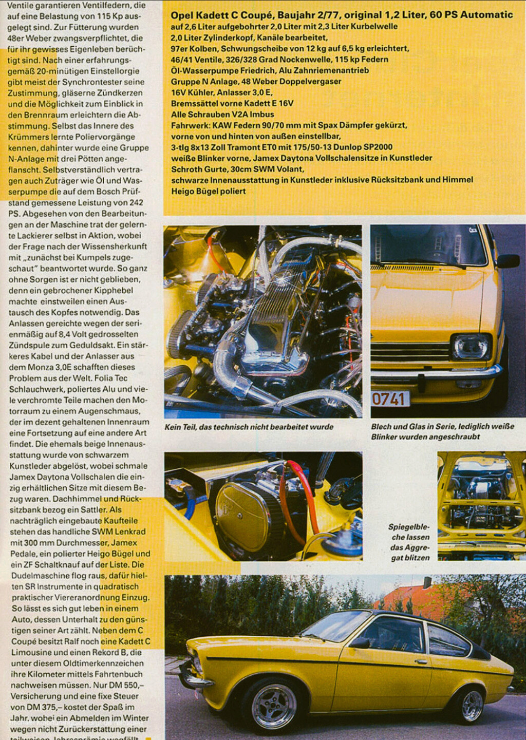 Opel Tisk: Kadett C1 1.2 Coupé 1977 - Opel Club & Trend 4/2000 Psx_2655
