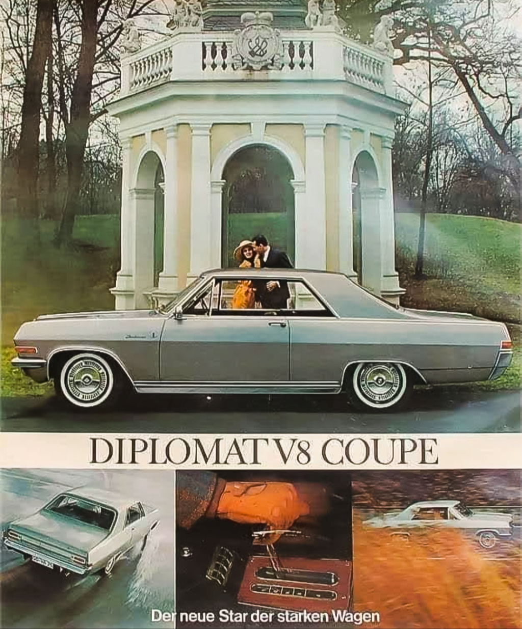 Nedělní chvilka nostalgie: Historické, dobové reklamní foto Opel  Screen43
