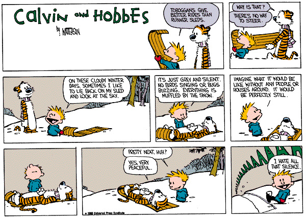 Calvin & Hobbes de Bill Watterson Calvin11
