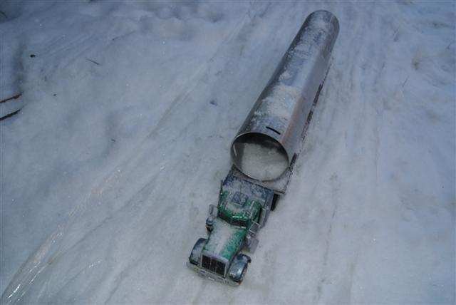 Réalisation d'un convoi de l'extrème sur route de glace la dalton au 1/43 Photos38