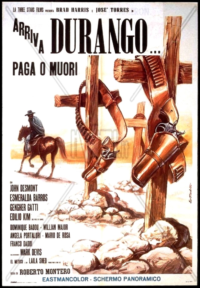 Durango encaisse ou tue ( Arriva Durango : Paga o Muori ) –1972- Roberto BIANCHI MONTERO 011h10