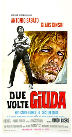 Deux fois traitre - Due volte Giuda - 1968 - Nando Cicero avec Antonio Sabato et Klaus Kinski Twicea10