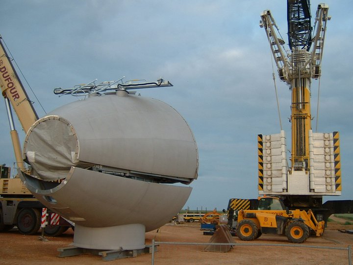 Chantier éolien de Campigny dans le 27 25480911