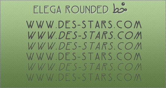 خط Elega Rounded الرائع بـ 6 اوزان مختلفه تحميل من على الميديا فير  Uoousu10