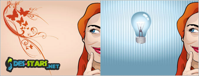 فكتور رائع بعنوان الفكرة - Creative Idea Vector MediaFire Link Women-10