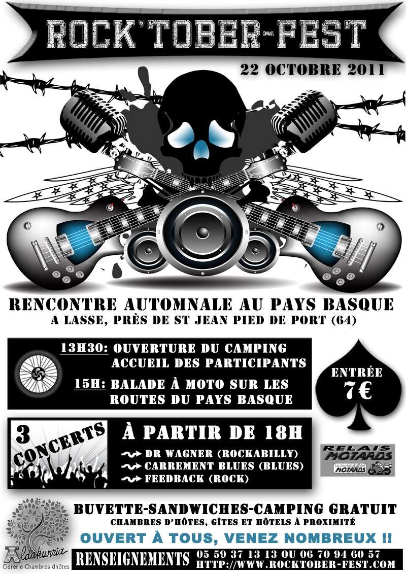 Rock'tober-Fest SAMEDI 22 OCTOBRE 2011 à St Jean Pied de Port (64) -moto014
