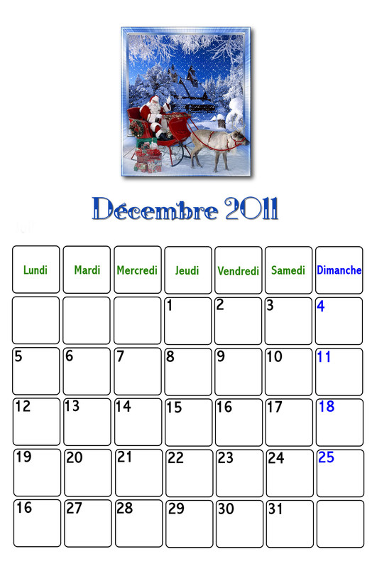 Calendrier pour le mois de decembre 2011 Calen10