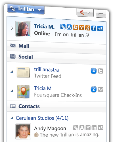 Trillian Astra - Chat universal Trilli10