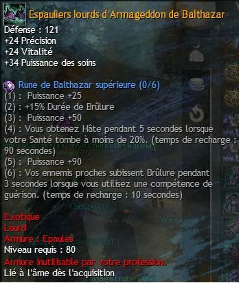 PvE : Screenshot des Stats des armures des différents temples d'Orr Lourde12