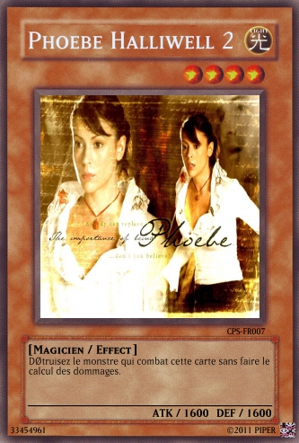 Fun carte Charmed Phoebe11