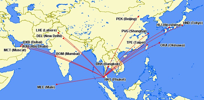 Présentation Thai Jet Air - Sun Express Carte_54
