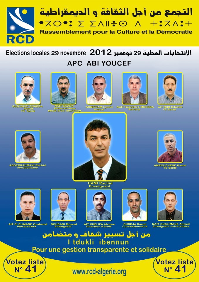 Les candidats du RCD pour la commune  Abi-Yussef (Tizi-Wezzu) 169