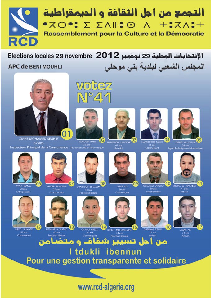 Les candidats du RCD pour la commune  Ath Muhli (Sétif) 174