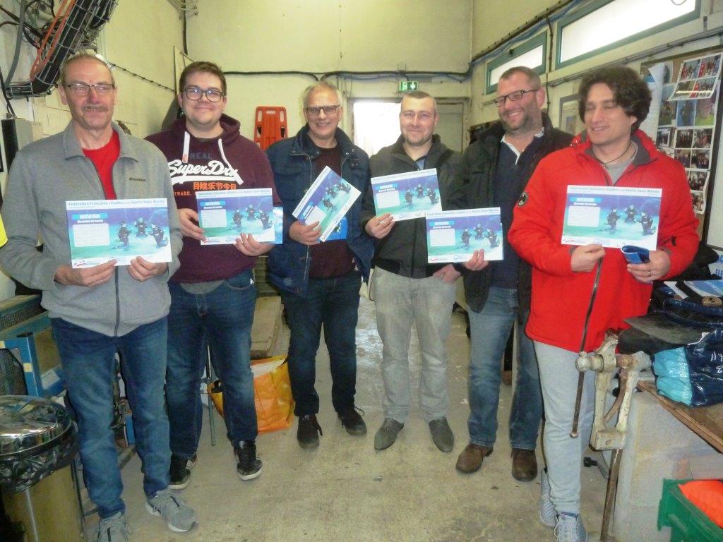 6 nouveaux initiateurs, dont 5 du Club de Calais P1110013