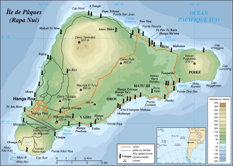 Documentaire: Le mystère de l'île de Pâques (+) Article: Les statues de l'île de Pâques possèdent un corps ! Ile-de10