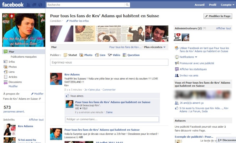Page Facebook pour les fans Suisse de Kev' Adams :P 11111