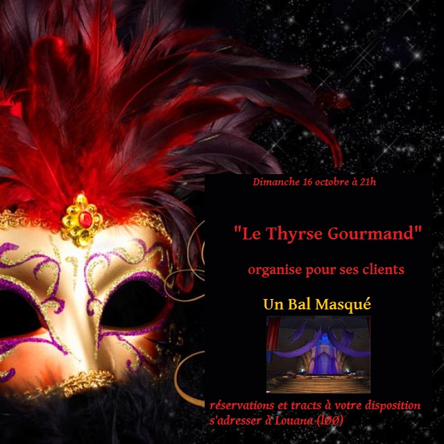 Le Thyrse Gourmand organise... G-126510