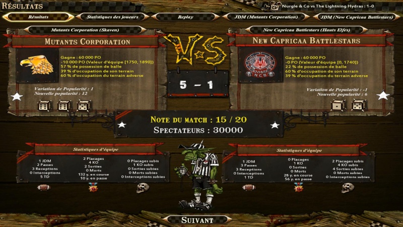 [Poule1][Doc] Mutants Corporation 5 - 1 New Capricia Battlestars [Sezz] Blood197