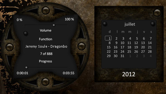 Widgets pour la suite Dark and Dirty 237