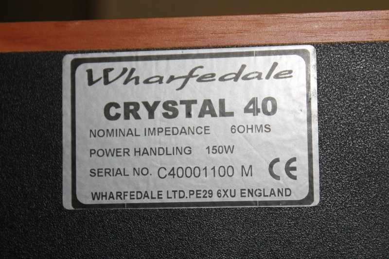 Wharfedale Crystal 40 Speaker (Used) (Sold) Img_3413
