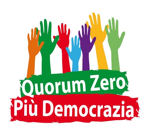 progettazione logo e immagini per Iniziativa Quorum Zero e Più Democrazia 4410