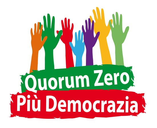 progettazione logo e immagini per Iniziativa Quorum Zero e Più Democrazia 5510