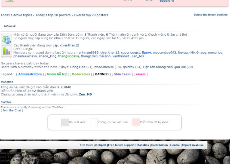 [Share] skin Pebbles skin  phpbb3 310