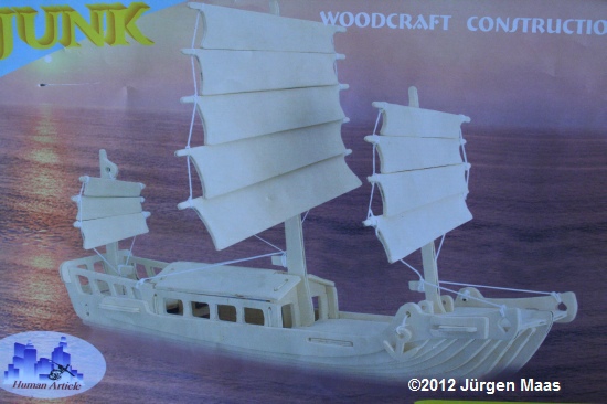 Segelschiff aus Holz ohne Maßstab Schiff13