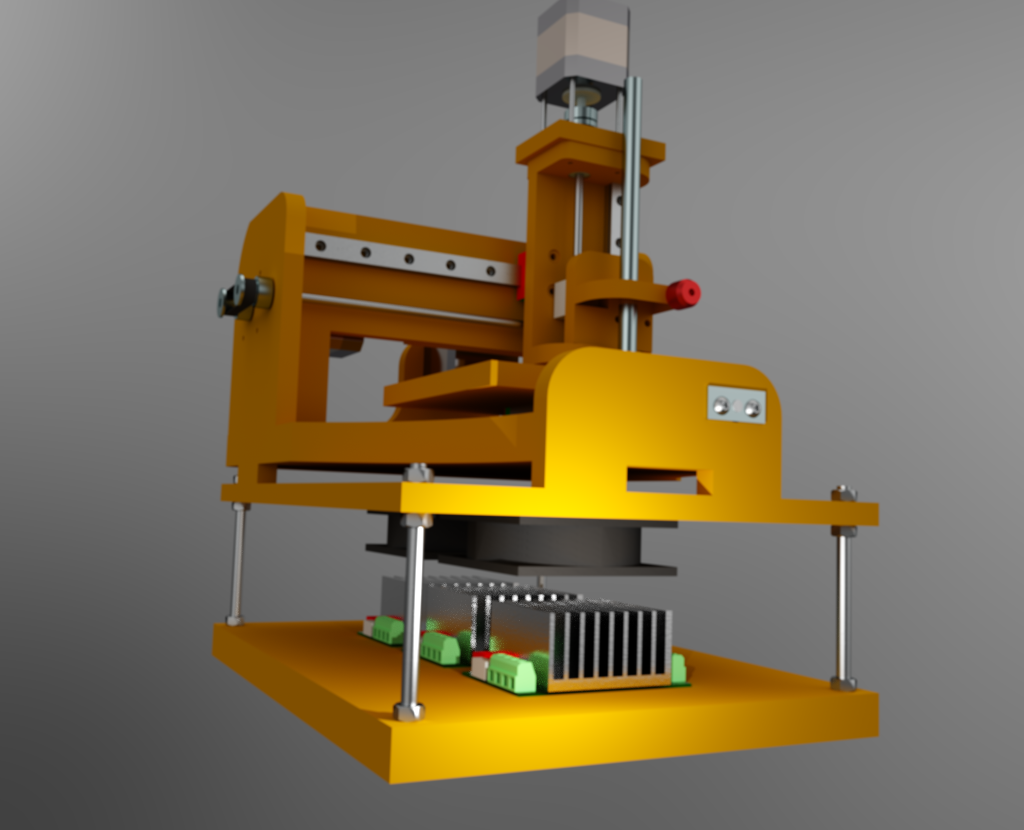 Le projet 4L1C3, micro-cnc format A4 Al810