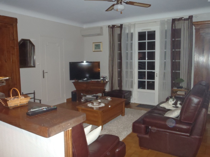 Couleur murs salon salle à manger et meuble rustique chêne foncé vernis P1080010