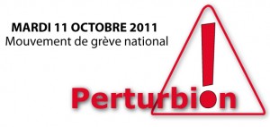 grève des TUB le 11/10/2011 mouvement national Greve12