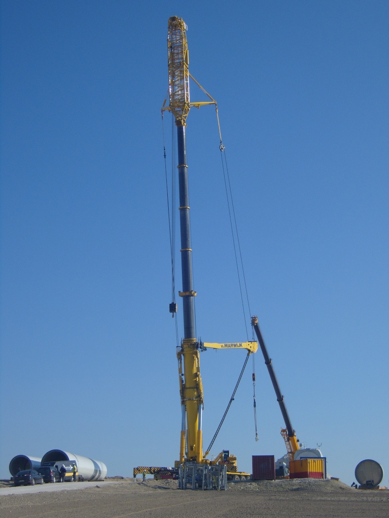 Chantier éolien à Coole (51) Ss109819