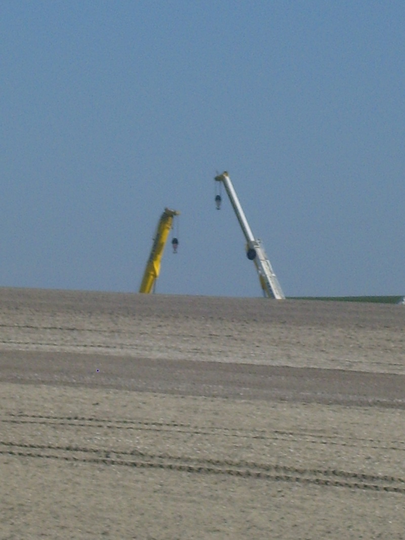 Chantier éolien à Coole (51) Ss109826