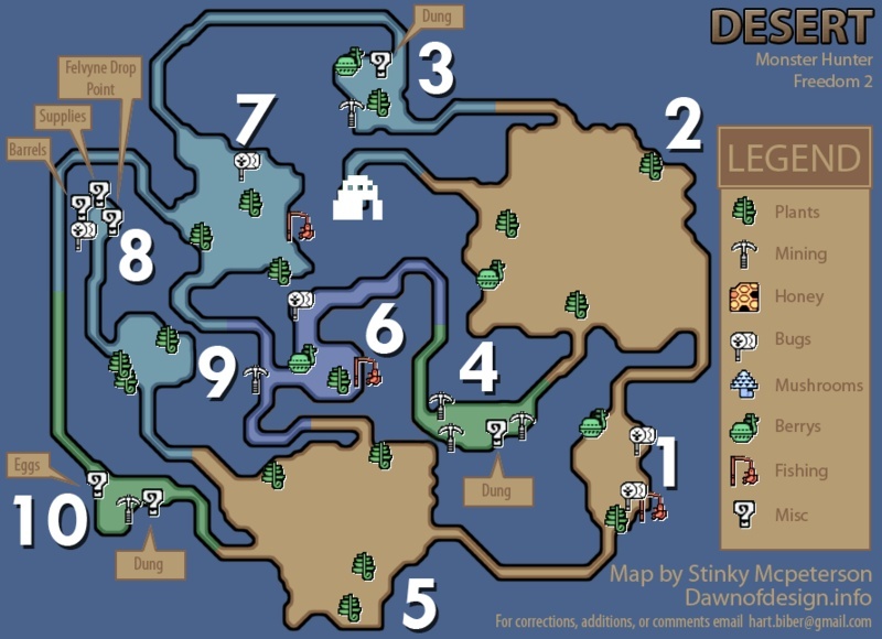 Les Maps détaillé Desert10