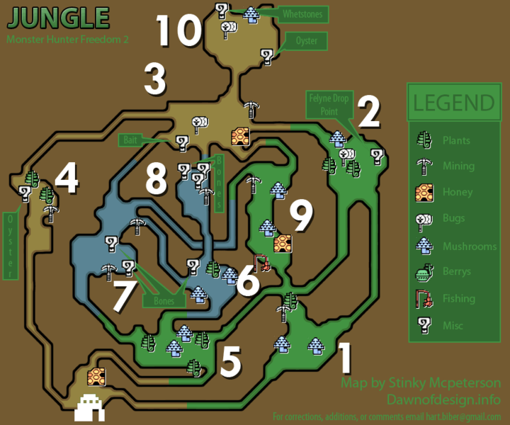 Les Maps détaillé Jungle10