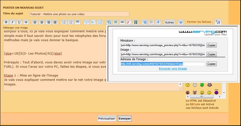 Tutoriel - Comment poster une photo  Tutori15