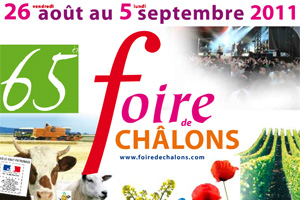 65ème foire de Châlons du 26 août au 5 septembre 2011.  Foire10