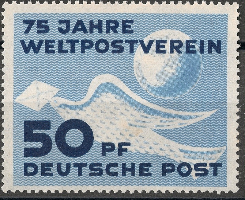 schweiz - 75 Jahre Weltpostverein Scann725