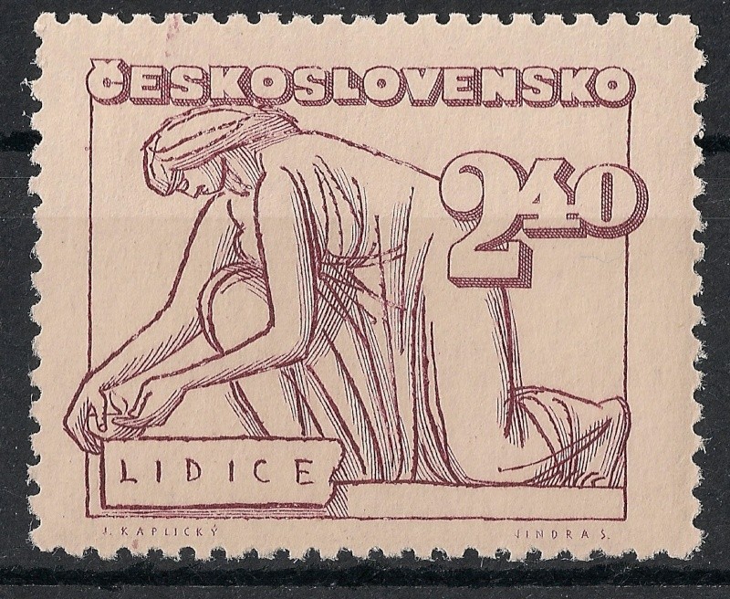 Tschechoslowakei - Briefmarkenausgaben 1947 Scann762