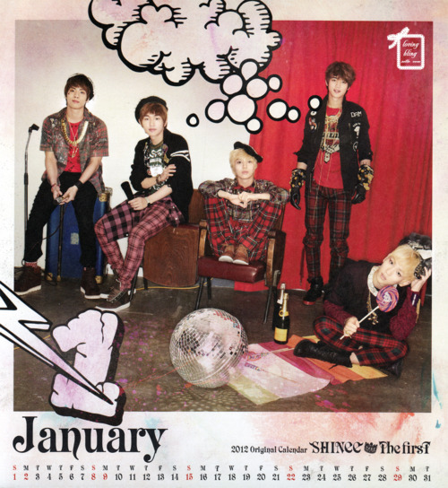 [SCANS] SHINee – ‘The First’ Limited Edition 2012 Calender Tumbl298