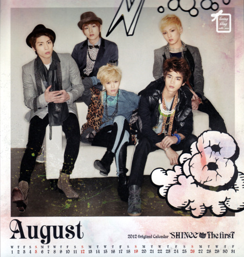 [SCANS] SHINee – ‘The First’ Limited Edition 2012 Calender Tumbl305