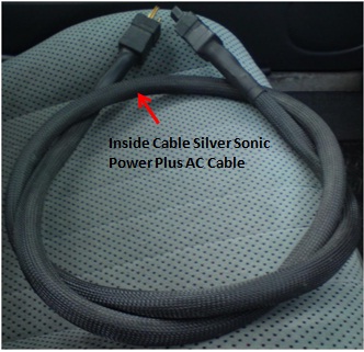 Used Silver Sonic Power Plus AC Cable (1.5M) Silver10