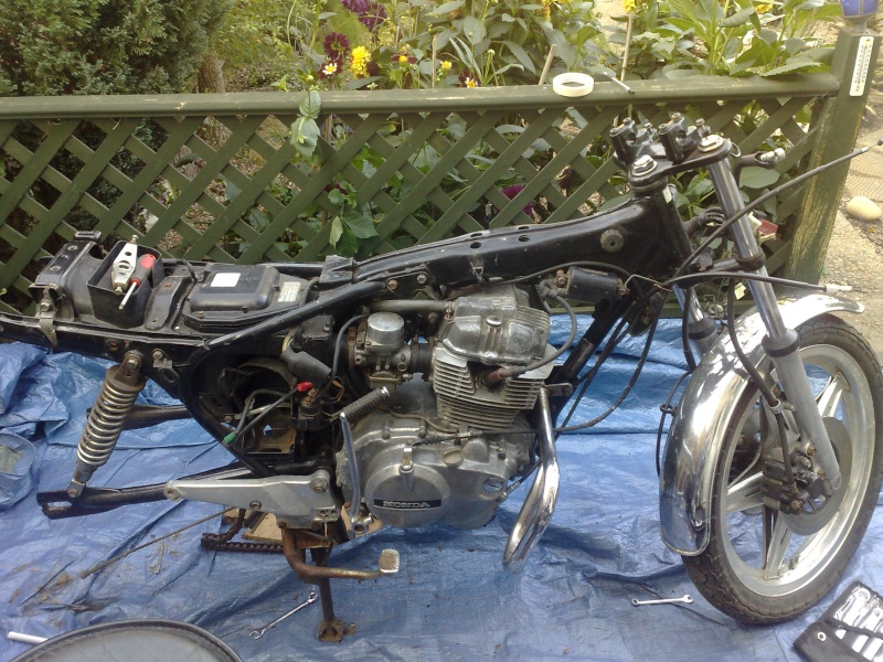 Honda CB400N superdream cafe project, ALL MOST FINISHED, NEW PHOTOS Back_w12