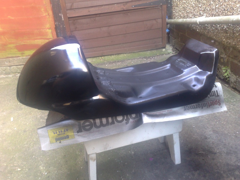 Honda CB400N superdream cafe project, ALL MOST FINISHED, NEW PHOTOS Seat_b11