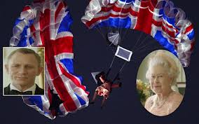 بالفيديو..ملكة بريطانيا تقفز مع “جيمس بوند” بـ”الباراشوت” في افتتاح الأوليمبياد Image165