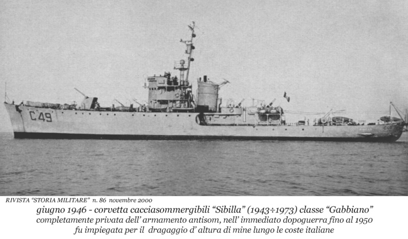 Les corvettes italiennes du type Gabbiano C49_si11