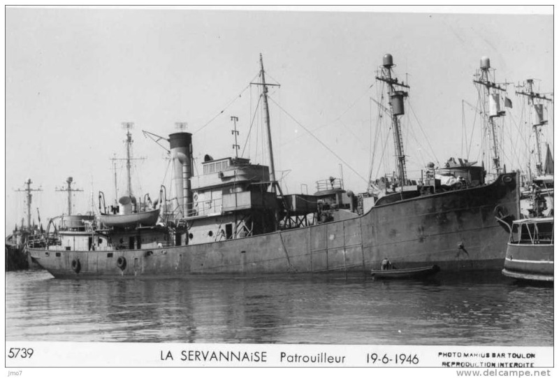 Les navires auxiliaires réquisitionnés de 1939/40. - Page 2 Servan10